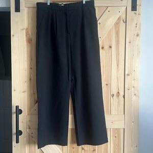 Abercrombie & Fitch Sloane Tailored & Pleated Black Pants Size 16L/33L